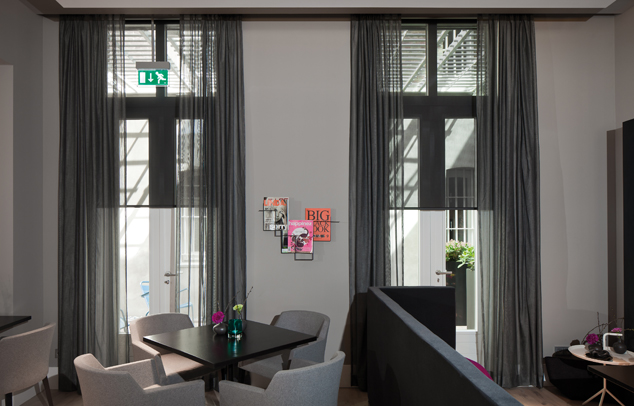Commercial roller shades