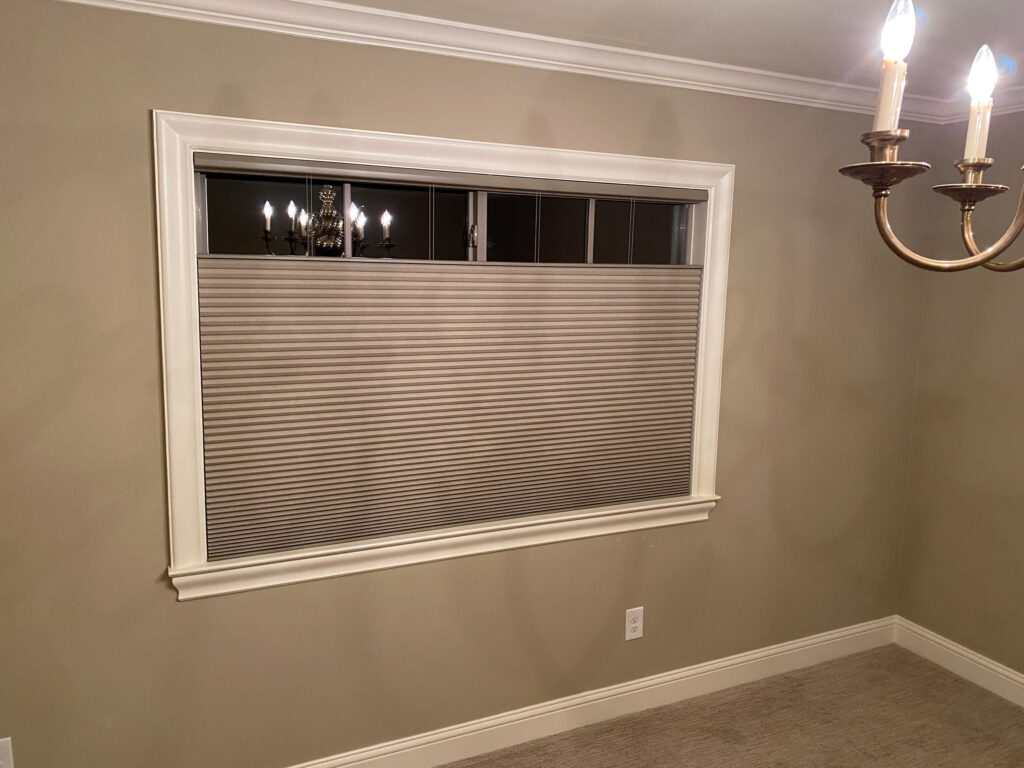 Duette® Architella® Honeycomb Shades blackout with PowerView