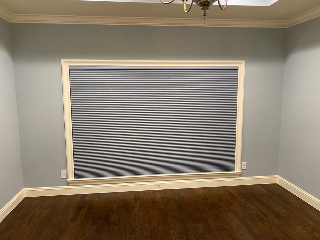 Duette® Architella® Honeycomb Shades blackout with PowerView